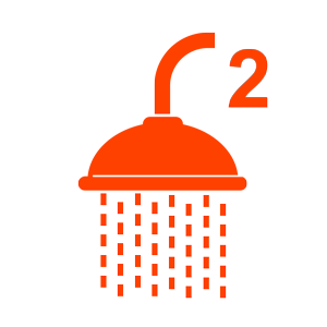 2 baños