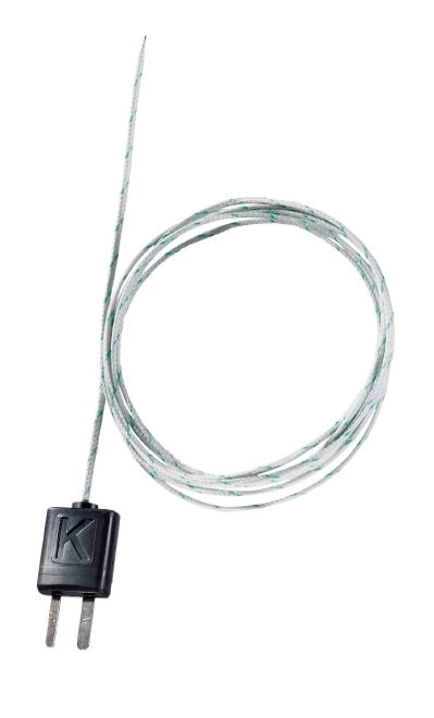 Sonda termopar tipo K - Longitud 1500 mm, fibra de vidrio