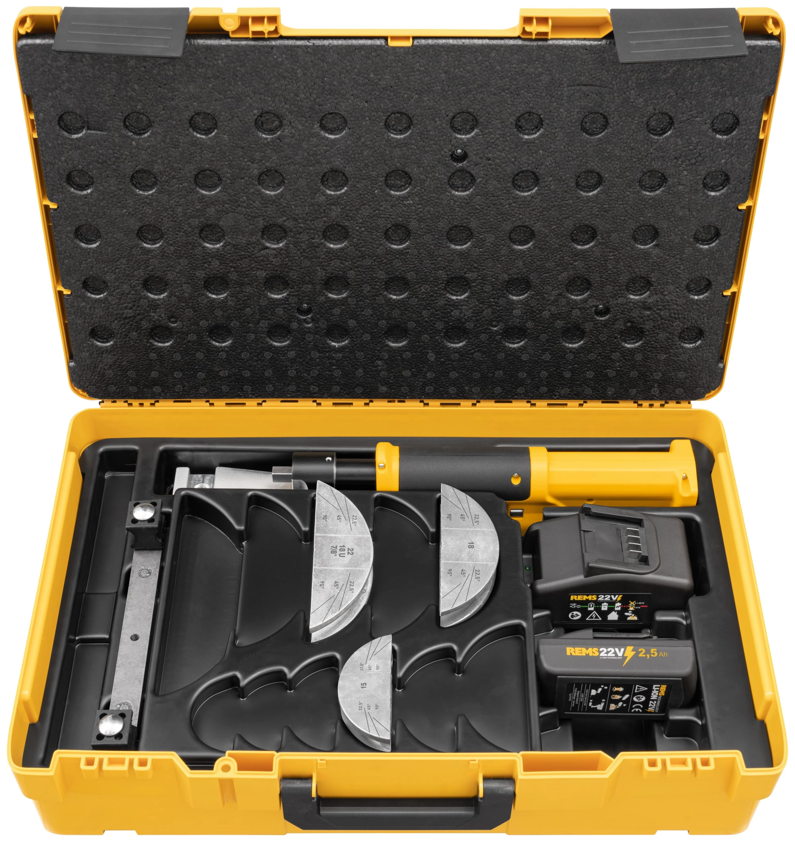 REMS Hydro-Swing 22 V INOX Set 15 + 18 + 22
