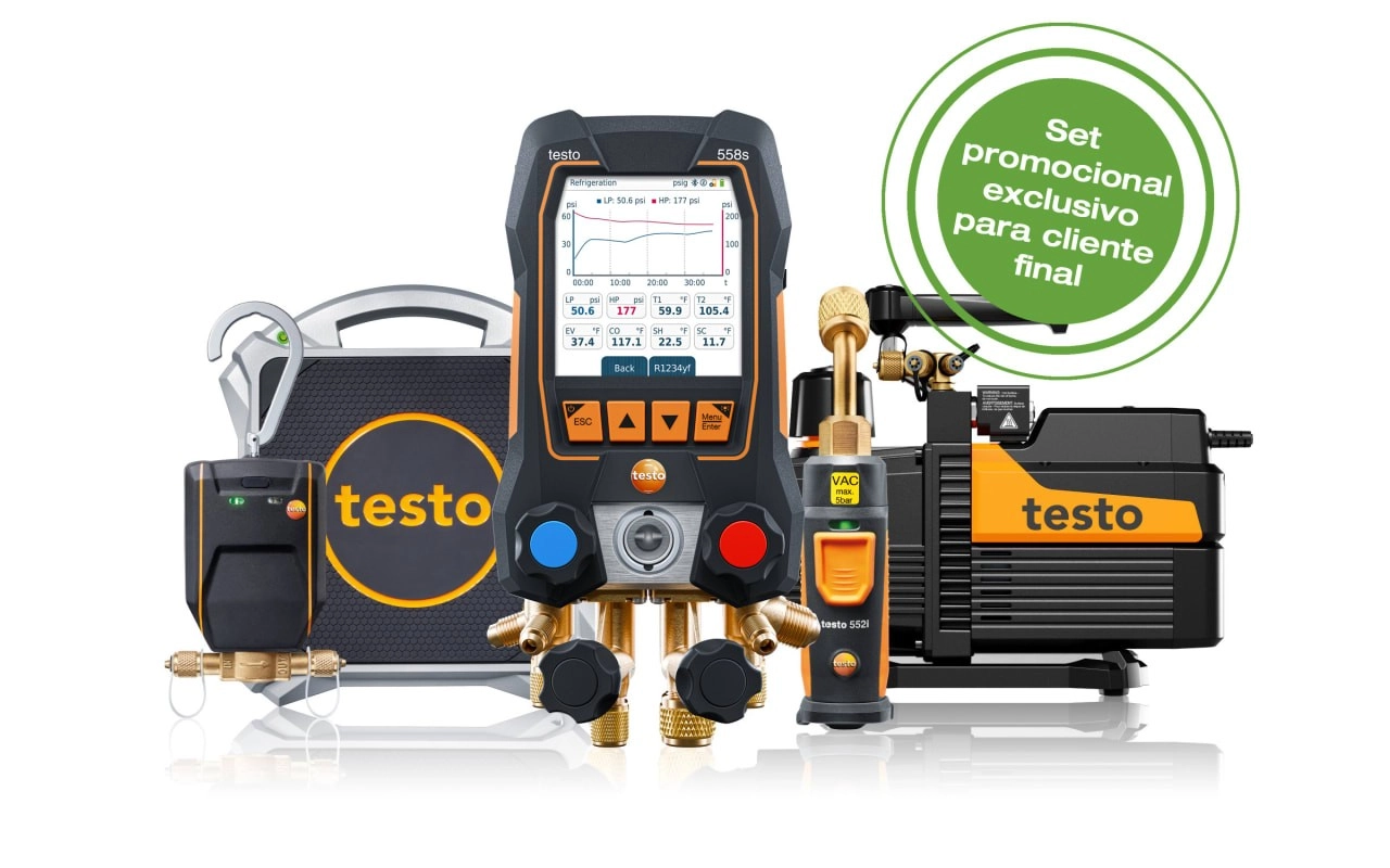 Set Pro para instaladores AC/Bomba de calor y frigoristas - Set especial