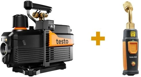 Set testo 565i - Bomba automática 7CFM y vacuómetro testo 552i