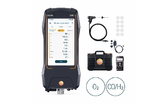 testo 330 - Con sensores de O2 y CO/H2 y impresora Bluetooth