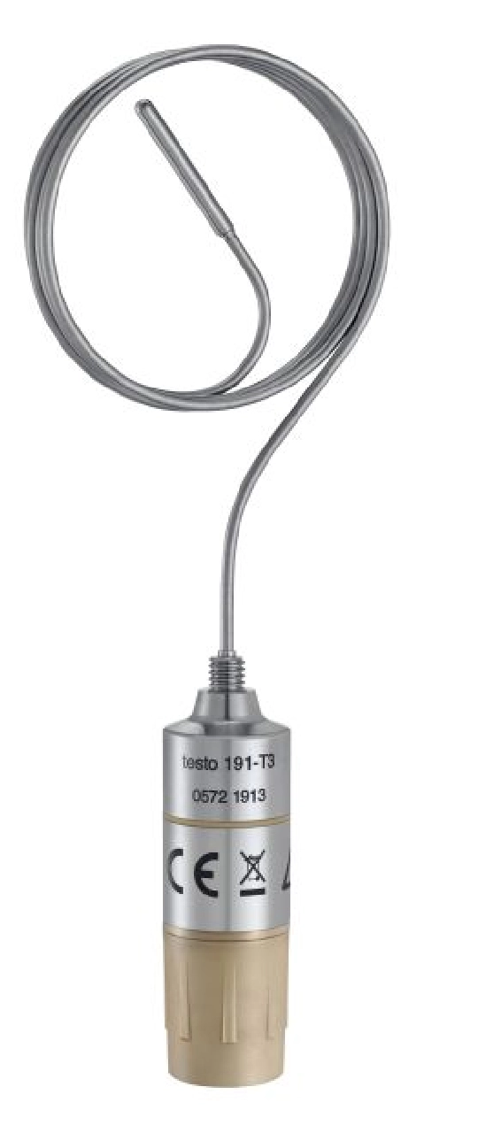 Producto testo 191-T3 - Registrador de datos de temperatura HACCP con una sonda larga y flexible