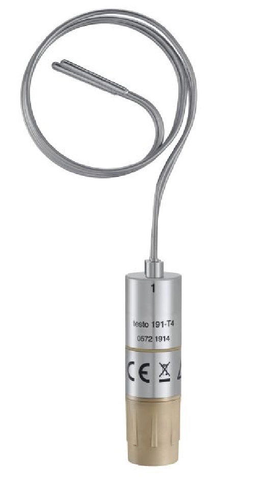 testo 191-T4 - Registrador de datos de temperatura HACCP con dos sondas largas y flexibles