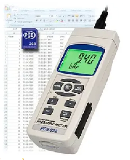 Manómetro  para aire y líquidos PCE-932
