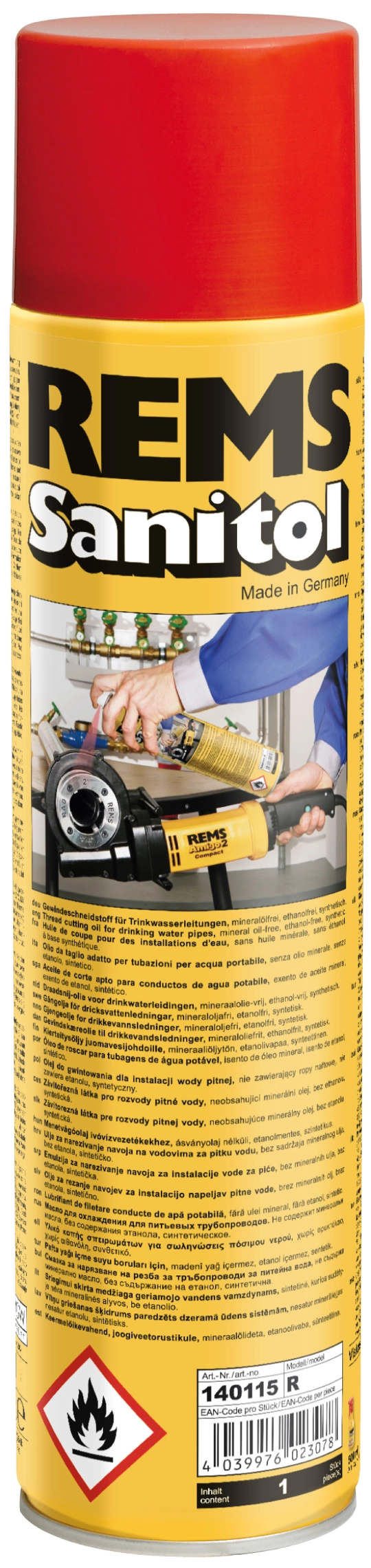 REMS Sanitol spray de 600 ml
