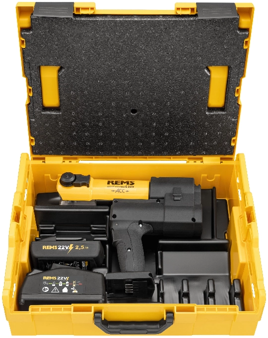 Producto REMS Akku-Press E 22V ACC Basic-Pack L-Boxx