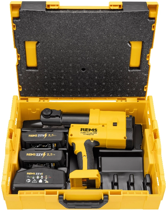 Producto REMS Akku-Press 22V Connected Basic-Pack L-Boxx + Akku 2´5 Ah
