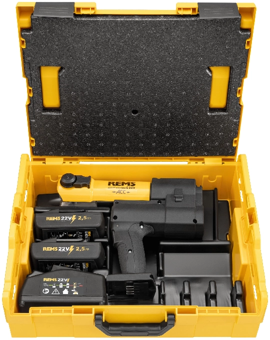 Producto REMS Akku-Press E 22V ACC Basic-Pack L-Boxx + Akku 2´5 Ah