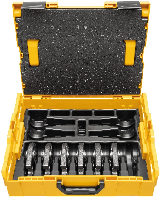 REMS Tenazas prensar Mini Set BMP 1/4+3/8+1/2+5/8+3/4+1" L-Boxx