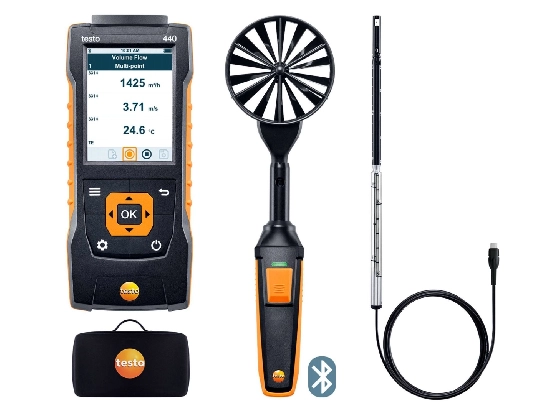 Set combinado 1 para caudal testo 440 con Bluetooth