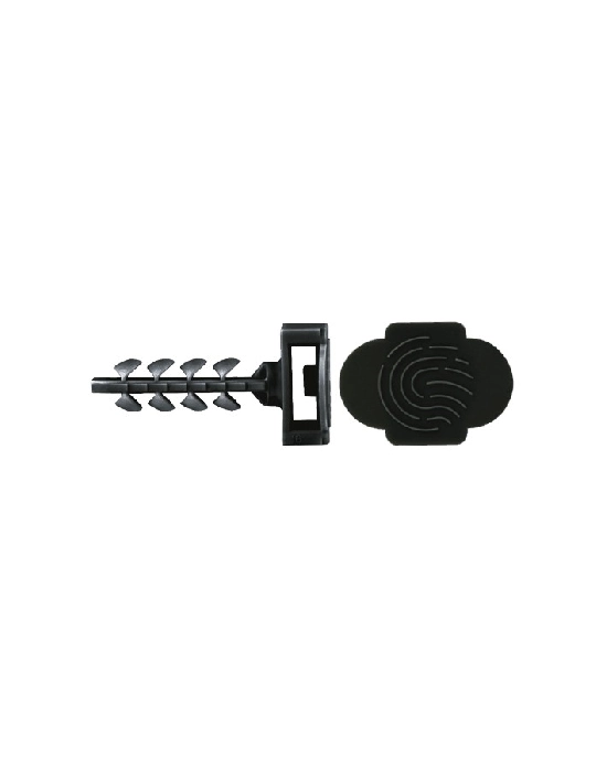 Insertfix, Cabeza Grande 6, Negro, Bote Plástico, 125 Un 4250438926816 Celo