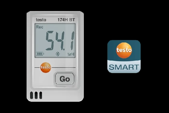 Producto Registrador de humedad y temperatura testo 174 H BT - Con Bluetooth y App testo Smart