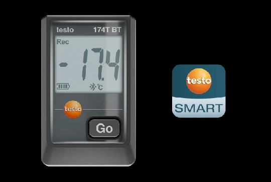 Producto Data logger de temperatura testo 174 T BT - Con Bluetooth y App testo Smart