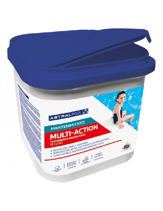 Multiacción en compactos AstralPool de 250 gr 25Kg Astralpool