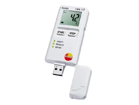Producto Monitor de temperatura USB testo 184 T2 - Monitor de temperatura para medios de transporte