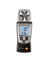 Anemómetro testo 410-1 - Con sonda de molinete de 30 mm